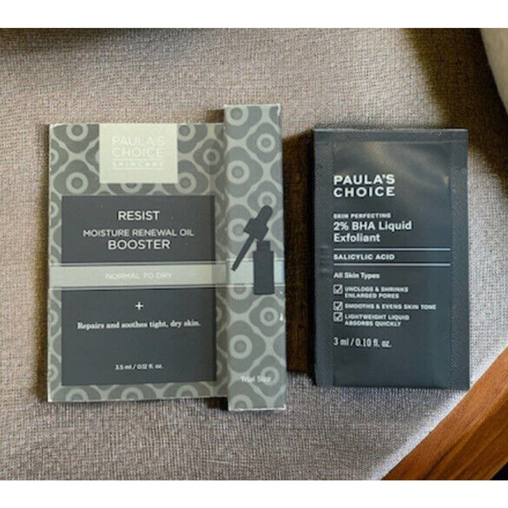 PAULA’S CHOICE RESIST Moisture Renewal Oil Booster 3.5 mL + 2% BHA Liquid Exfol.